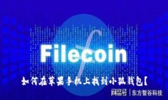 如何在苹果手机上找到小