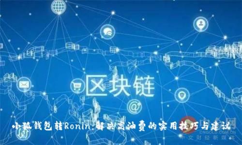 小狐钱包转Ronin：解决高油费的实用技巧与建议