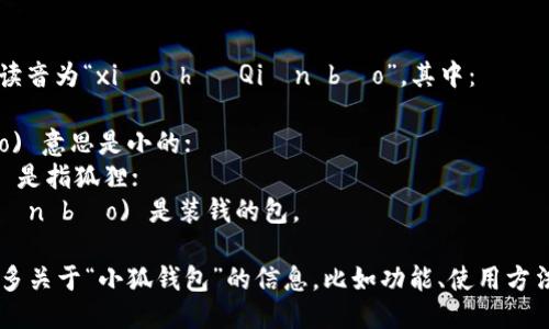 “小狐钱包”的读音为“xiǎo hú Qián bāo”。其中：

- “小” (xiǎo) 意思是小的；
- “狐” (hú) 是指狐狸；
- “钱包” (Qián bāo) 是装钱的包。

如果你需要更多关于“小狐钱包”的信息，比如功能、使用方法等，请告诉我！